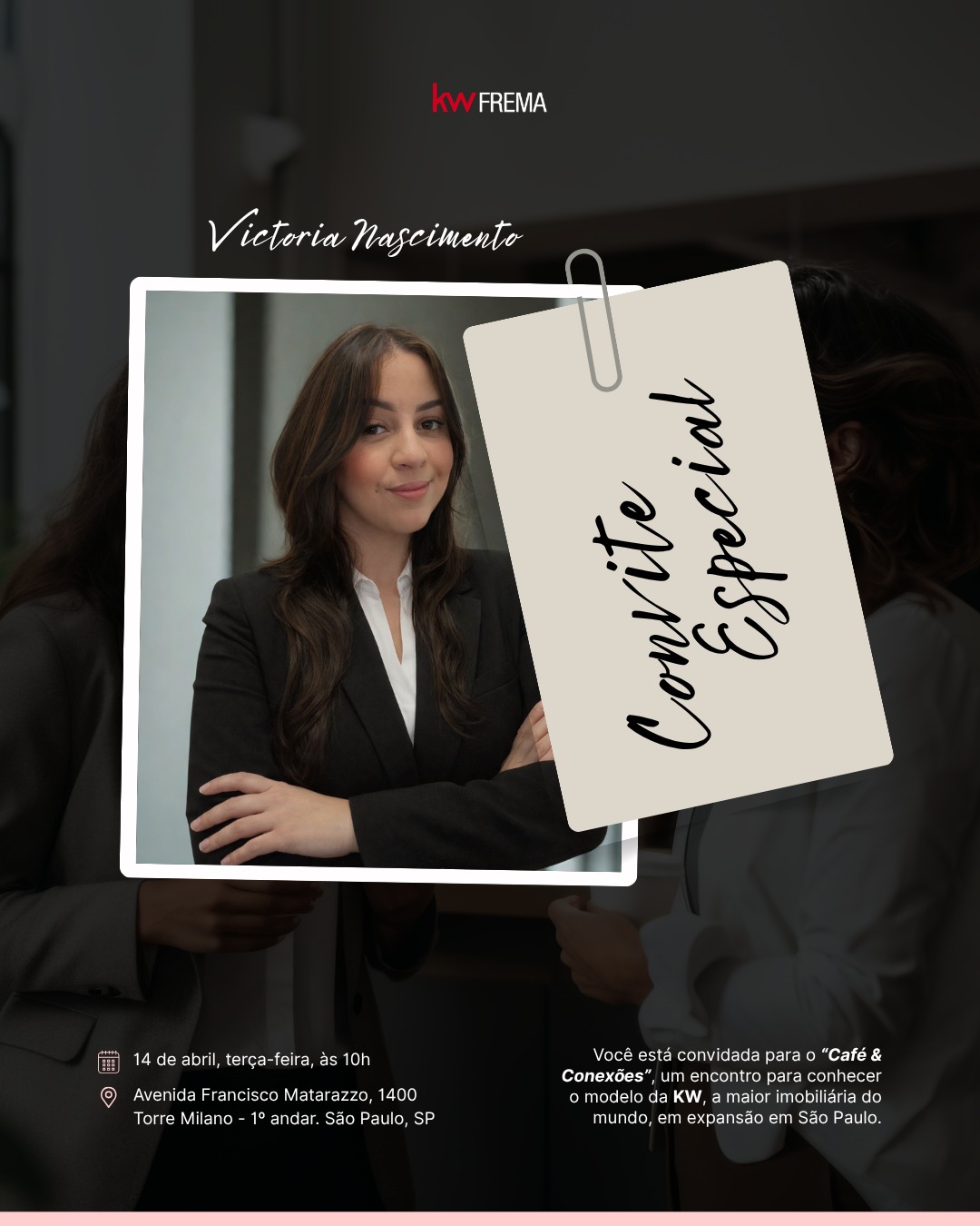 Esse convite é pra você, mulher, que quer mais do que apenas estar no mercado… quer crescer de verdade 💼✨