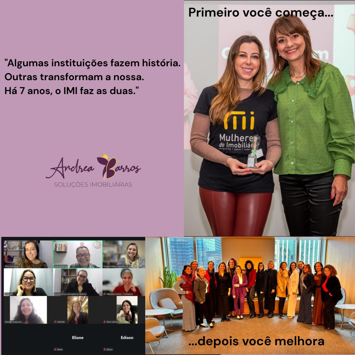 Carta aberta aos 7 anos do Instituto Mulheres do Imobiliário (IMI)
